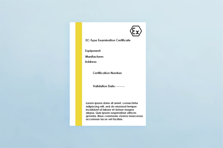 EC Type Examination Sertifikaları Nedir?