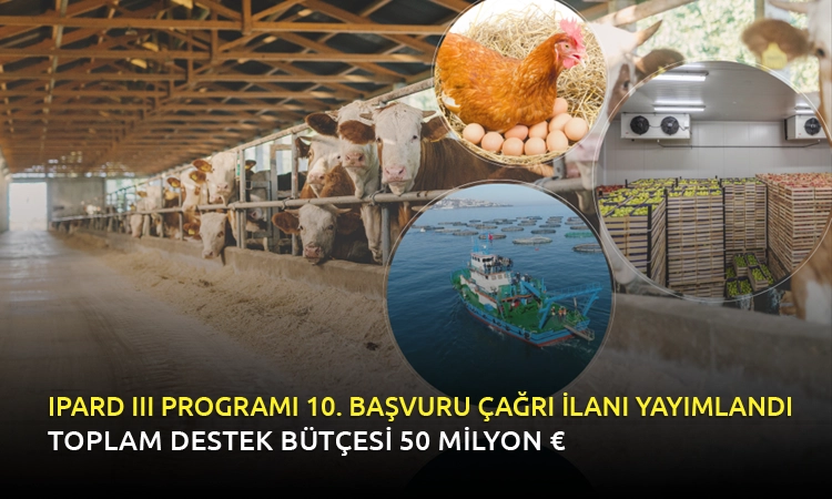 IPARD III Programı 10. Başvuru Çağrı İlanı